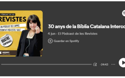 30 anys de la Bíblia Catalana Interconfessional