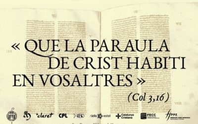 Diumenge de la Paraula de Déu i X Setmana de la Bíblia