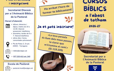 Cursos Bíblics a l’abast de tothom